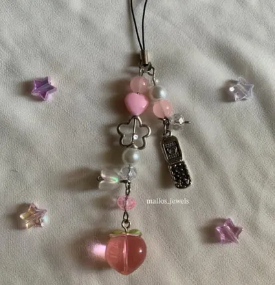 Peach Phone Charm